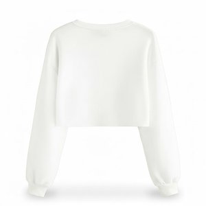 Sudaderas Blancas Casuales para Mujer con Logotipo Personalizado al por Mayor para Invierno, Sudaderas con Capucha Cómodas y Ecológicas de Alta Gama - Product Image 2