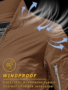 Blouson aviateur léger personnalisé pour hommes pour le printemps et l'automne Manteau zippé avec poche en fourrure de mouton Veste OEM de grande taille pour l'hiver - Product Image 2