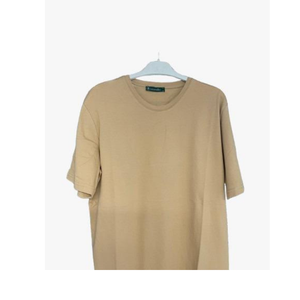 100% cotton v-cổ quá khổ rắn trống Áo Thun Nam mặc giản dị mềm mại thoáng khí nhanh khô thân thiện với môi chống co - Product Image 1