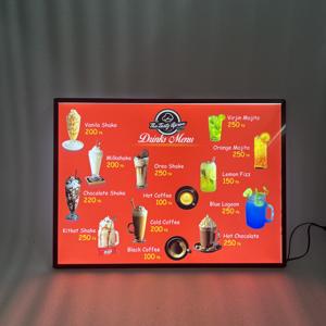 Caja de Luz LED Rectangular Ultra Delgada de Aluminio para Publicidad, 11 mm de Grosor, Pantalla Retroiluminada Súper Brillante, Fácil Cambio de Póster, Menú - Product Image 4