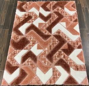 Alfombra de Pelo Largo Turca Adiva de la Mejor Calidad, Tejida a Máquina, Jacquard, de Polipropileno, Poliéster y Yute - Product Image 6