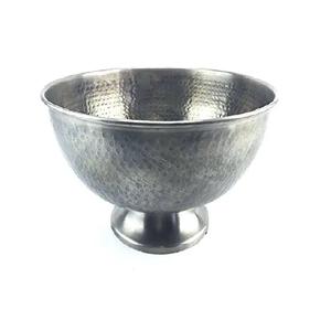 Tazón de fruta de Metal con acabado plateado, tazón de Metal hecho a mano de diseñador, fabricante y exportador, tazón de Metal decorativo personalizado - Product Image 6