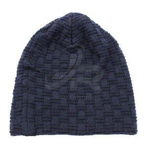 Premium Quality Latest Design Beanie Hats Wholesale 100% <b>Wool</b> & <b>Cotton</b> Customized Jacquard Beanie Hats - Product Image 2