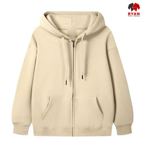 Sudadera con capucha cómoda y transpirable para hombre Ryan Pro Gear con cierre de cremallera y logotipo personalizado, diseño OEM ODM - Product Image 2