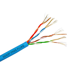 OEM bị mắc kẹt CAT5e CAT6 LAN Cáp xoắn cặp bị mắc kẹt dây dẫn CCA đồng 4 cặp đa lõi cáp mạng - Product Image 1