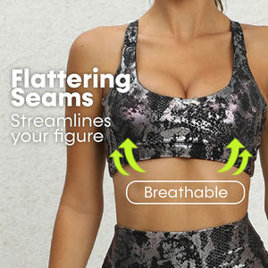 2024 sur mesure écologique femmes Yoga ensemble sans couture Fitness Leggings taille élastique taille haute respirant léger Logo - Product Image 6