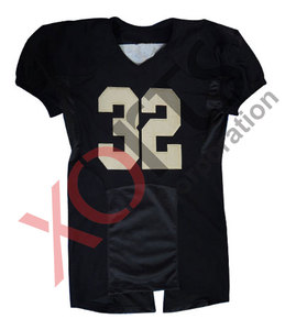 Gran oferta, camiseta de fútbol americano hecha a medida, transpirable, naranja, azul, de talla grande, uniforme de sublimación para hombres, mujeres y niños - Product Image 3