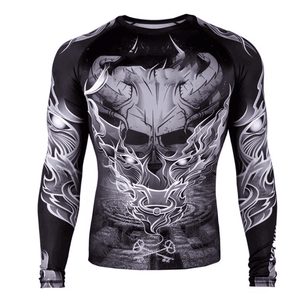 Maillot de compression professionnel personnalisé par sublimation à séchage rapide pour l'entraînement MMA, BJJ, Boxe, Lutte et Fitness en salle de sport - Product Image 5