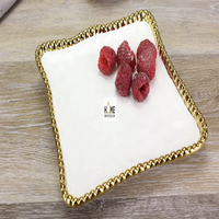 Cuillères de luxe perlées, blanc et or, pour décor fantaisie de styliste, cuillères en or et blanches, ustensiles de table