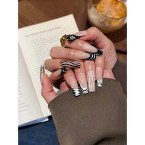 Producto Modern Muse Long Square Pattern con forma de estilete - Product Image 3