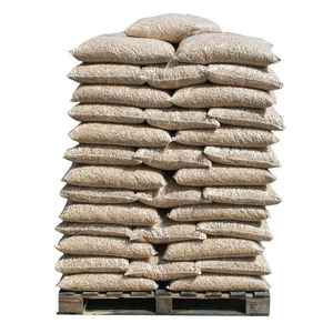 Pellet di Legno di Pino e Faggio Premium 15kg, Formato Bricchette, Diametro 6mm, Chips dall'Ucraina - Product Image 1