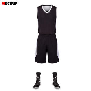 Camisetas de baloncesto sin mangas personalizadas de alta calidad para adultos 100% conjuntos transpirables de poliéster con logotipo impreso nombres de equipos personalizados - Product Image 6