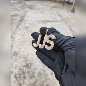 จี้เพชรสำหรับปลูกในห้องปฏิบัติการสีทอง14K L CP004 VVS2ประดับเพชรทรงกลมสุดพิเศษส่งตรงจากโรงงานขายส่ง - Product Image 1