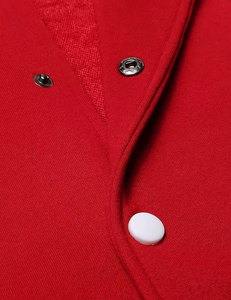 Veste bomber universitaire pour homme, streetwear tendance, broderie personnalisée, logo unisexe, toile, col montant, imperméable, pour les équipes scolaires - Product Image 3