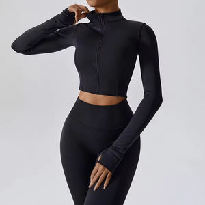 Prix de gros, ensemble de yoga haut de gamme de luxe sur mesure en 2 pièces, taille plus, tenue de fitness haut de gamme pour femmes, livraison rapide - Product Image 6