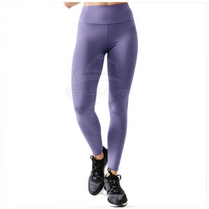 Venta al por mayor Mujeres Yoga Traje Leggings Largos Correr Gimnasio Fitness Transpirable Casual leggings para las niñas Stretch Soft Sportwear - Product Image 2