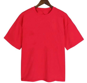 Stock High Quality <b>Men</b> O-Neck Plus Size T-<b>Shirt</b> Cotton Heavyweight Luxury Drop Shoulder Casual Blank T-<b>Shirt</b> for <b>Men</b> - Product Image 2