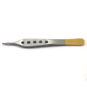 Fórceps de tejido Adson TC 1x2 dientes Venta caliente 12cm Instrumentos quirúrgicos manuales de acero inoxidable alemán Fórceps de pulgar de diente de rata - Product Image 3