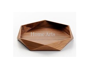 Assiette à dessert en bois au design unique, taille et forme personnalisées, assiette de service pour chocolats au prix le plus bas - Product Image 4