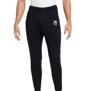 Pantaloni da Jogging in Tessuto Tecnico per Uomo in Nero Leggeri e Caldi Pantaloni da Allenamento Atletici Slim Fit Premium Streetwear Activewear - Product Image 3