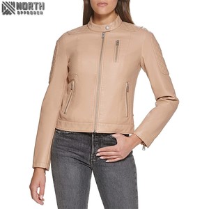 Nouvelle veste en cuir unisexe de luxe à prix compétitif Camouflage Service OEM personnalisable à l'avant - Product Image 5