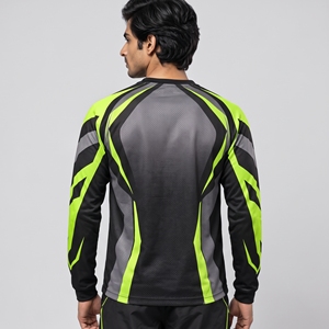 Maillot de motocross unisexe, tissu respirant, coupe confortable, construction durable, maillot de moto pour la course sur moto tout-terrain - Product Image 5