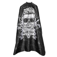Capes de barbier personnalisées en gros, col réglable, nylon et polyester de haute qualité, imperméables, coupe-vent, séchage rapide, unisexe, professionnelles