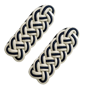Custom Made Gold Shoulder Cords Epaulettes Uniform Accessories-Fashion Style Leather Shoulder Boards Cords OEM Service - Product Image 3