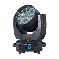 Projecteur LED mobile 19x15W MAC Aura RGBWA avec contrôle DMX512, compatible Google Assistant, intensité variable, culot B22 pour événements/fêtes