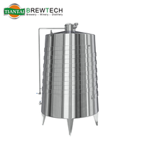 Cuve de Fermentation et de Stockage de Vin Blanc en Acier Inoxydable Personnalisée 500L-5000L avec Contrôle de Température et Récipient sous Pression