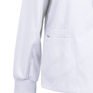 Veste médicale de gommage pour femmes et hommes Veste de gommage à manches longues pour hôpital à fermeture éclair Uniforme hospitalier - Product Image 3