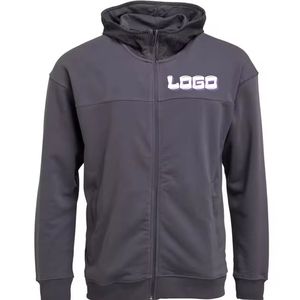 Sudadera con Capucha Unisex de Felpa Francesa, Poliéster/Algodón, Corte Ajustado, Otoño, 400GSM, Logotipo Personalizado, Cierre Grueso, Oversize, Bordada, OEM, ODM - Product Image 2