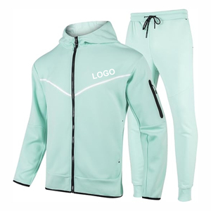 ชุดวอร์มสำหรับผู้ชายวัสดุนุ่มสำหรับใส่ลำลองป้องกันรอยยับระบายอากาศได้ดีดีไซน์ใหม่โลโก้ - Product Image 1