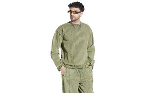 Chándal lavado con ácido pesado de alta calidad, conjunto de sudadera y pantalones de chándal Vintage, diseño personalizado, conjunto de 2 piezas lavado con ácido Unisex - Product Image 3