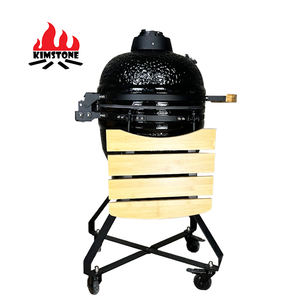 KIMSTONE Fumoir à charbon de bois pour barbecue <span class=keywords><strong>Kamado</strong></span> 18 pouces Keramik Houtskool pour barbecue et fête - Product Image 4