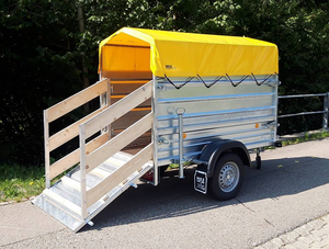 NUEVO Remolque para animales pequeños Max (modular) remolque para ganado, ovejas, cabras, cerdos, animales de granja, tamaño compacto - Product Image 4