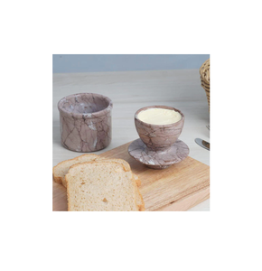 ที่เก็บเนยหินอ่อนพร้อมฝาปิดโถเก็บเนย - Product Image 6