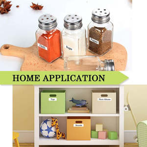 Pour Phomemo Black sur rubans d'étiquettes en plastique transparent 12mm x 4m compatibles avec les fournitures d'imprimante P12/P12PRO - Product Image 6