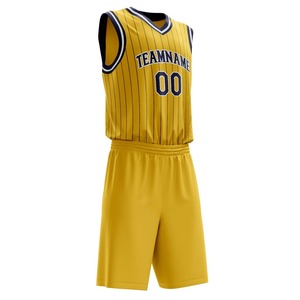 Nouveaux maillots de basket-ball personnalisés, ensemble de vêtements de sport, respirant, séchage rapide, manches courtes, ensembles d'uniformes de basket-ball à vendre - Product Image 4