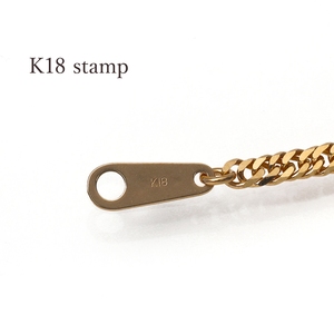 Pulsera de cadena de eslabones K18 6DCW 17cm3.5g de joyería de moda de venta tremenda de calidad magnífica - Product Image 3