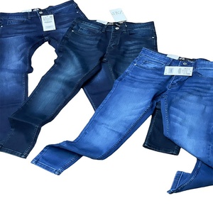 Pantalones vaqueros ajustados, novedad, estilo Vintage, calidad superior, pantalones vaqueros informales inteligentes para hombre, pantalones vaqueros lavados ajustados - Product Image 5