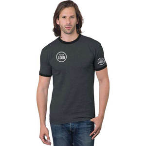 Nouvelle Arrivée 2026 – T-shirt Ringer Rétro en Coton Doux Tricoté pour Homme, Léger et Respirant, Manches Courtes, Col Rond, Idéal pour Impression Personnalisée - Product Image 4