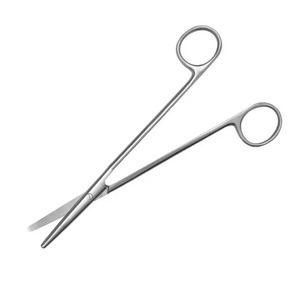 Ciseaux à pansement chirurgical en acier inoxydable Ciseaux à pansement médical avec lame incurvée Cisailles dentaires pour tissus Logo personnalisé quantité minimale de commande - Product Image 1