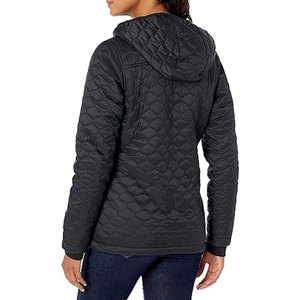 Veste matelassée légère pour femme, entièrement zippée, imperméable, doublée de sherpa, à capuche, confortable et chaude, pour l'hiver, décontractée - Product Image 2