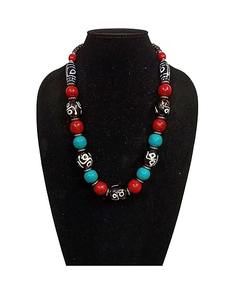 Joyería de moda de diseñador exclusivo collar de resina tradicional indio cuentas hechas a mano collar de joyería de moda para uso de mujeres - Product Image 6