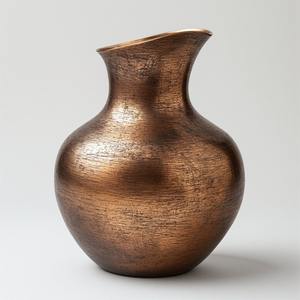 Jarrón de aluminio pulido con estructura alta y silueta minimalista, ideal para casas sofisticadas y sala de estar de lujo - Product Image 6