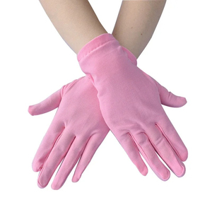 Guantes de verano para mujer, guantes de protección solar de satén transpirables, Color sólido para uso diario, conducción de baile - Product Image 5