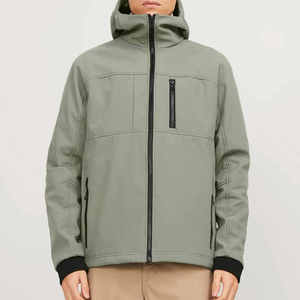 Venta caliente Ropa de hombre Diseño de moda de invierno Impermeable Transpirable Secado rápido Chaqueta Softshell para hombres - Product Image 2