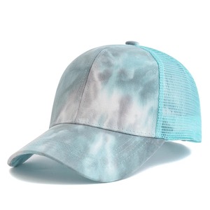 Vente en gros de casquettes de camionneur bleu marine de haute qualité à 5 panneaux avec logo brodé personnalisé casquettes de camionneur en mousse à mailles - Product Image 6