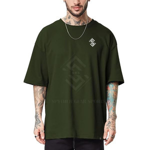New Arrival Outdoor Use Men Drop Shoulder <b>T</b>-<b>shirt</b> Breathable Oversized Eco-Friendly Quick Dry Polyester/Cotton Hot Sale - Product Image 1
